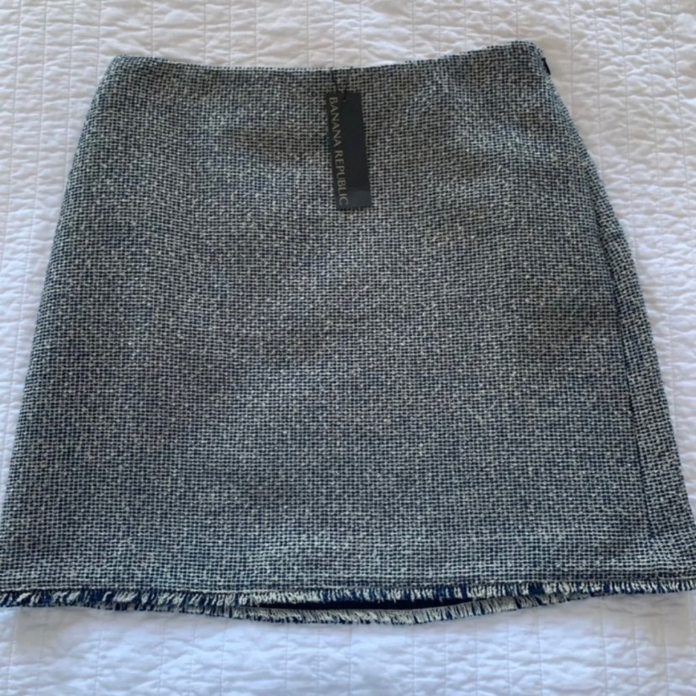 NWT Banana Republic tweed skirt